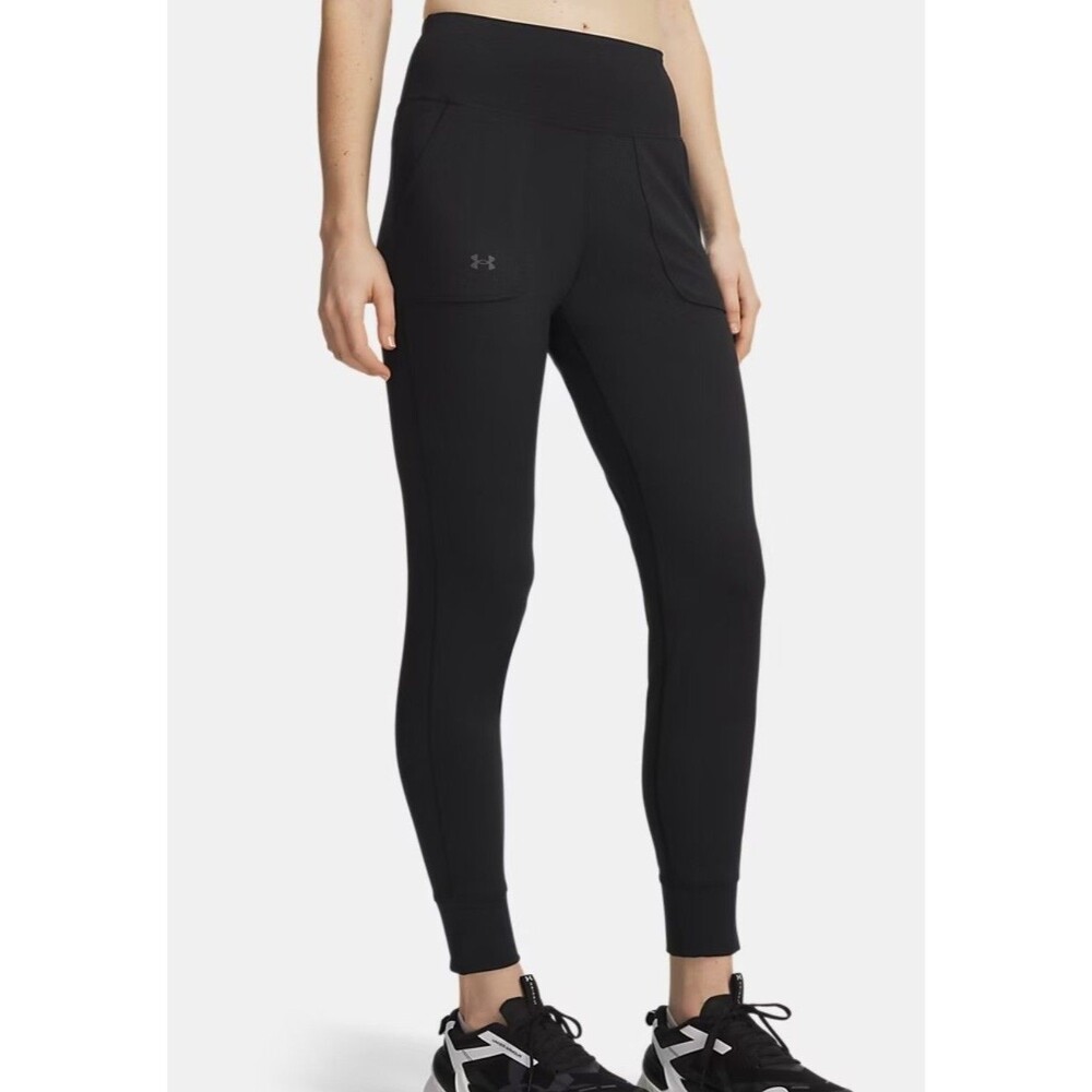 Under Armour Motion Women's M Joggers 4-Way Stretch Black Athletic 1375077
